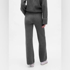 GAP XL Wide-Leg Sweater Pants - Gray